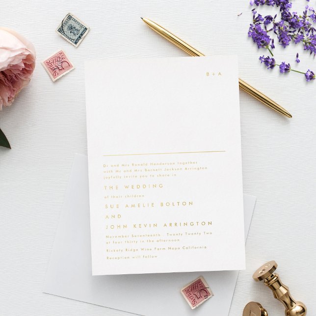 Simple Elegant Monogram Gold Text (Creator Uploaded)