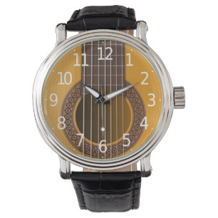 Simple Elegant Musical Guitar Men's Watch