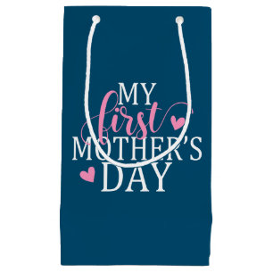 Simple & Elegant My First Mother's Day   Gift Bag