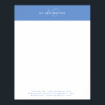 Simple Elegant Pastel Blue Minimalist Two Monogram Poster<br><div class="desc">Simple Elegant Pastel Blue Minimalist Two Monogram Poster</div>