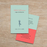 Simple Elegant Pastel Icon Yoga Instructor Flyer<br><div class="desc">Elegant customizable flyer template with pastel colours. You can customiza with your text and match it with business card.</div>