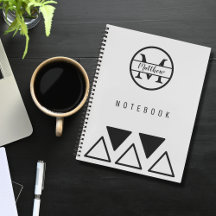 Simple Elegant Personalized Monogram Silver White