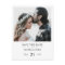 Simple Elegant Personalized Photo Save the Date