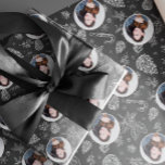 Simple Elegant Photo Black Christmas   Wrapping Paper<br><div class="desc">Make your gifts unforgettable with our Personalized Simple Elegant Photo Black Christmas Wrapping Paper. This unique design adds a personal touch to your holiday gifts, perfect for those looking for Christmas wrapping ideas that stand out. Ideal for creative Christmas wrapping, this custom Christmas wrapping paper showcases your favourite photo, offering...</div>