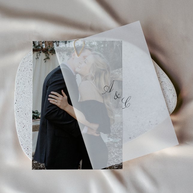 Simple Elegant Photo Wedding Invitation (Creator Uploaded)