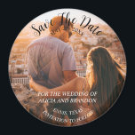 Simple Elegant Photo Wedding Modern Rustic Magnet<br><div class="desc">Simple,  elegant,  whimsical,  modern photo Wedding,  Save the Date magnet. You can personalize it with your details.</div>
