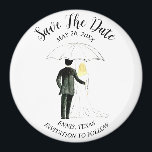 Simple Elegant Photo Wedding Modern Rustic Magnet<br><div class="desc">Simple,  elegant,  whimsical,  watercolor,  modern photo Wedding,  Save the Date magnet. You can personalize it with your details.</div>