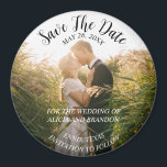 Simple Elegant Photo Wedding Modern Whimsy Magnet<br><div class="desc">Simple,  elegant,  whimsical,  modern photo Wedding,  Save the Date magnet. You can personalize it with your details.</div>