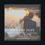 Simple Elegant Photo Wedding Modern Whimsy Magnet<br><div class="desc">Simple,  elegant,  modern photo Wedding,  Save the Date magnet. You can personalize it with your details.</div>