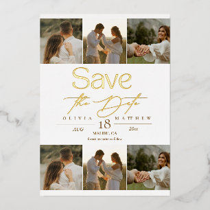 Simple Elegant Photo Wedding Save The Date