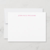 Simple Elegant Professional Classic Magenta Pink