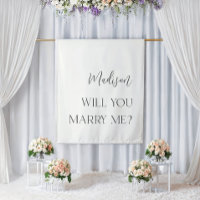 Simple Elegant Proposal Backdrop