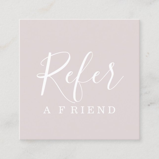 Simple Elegant Referral Card (Front)