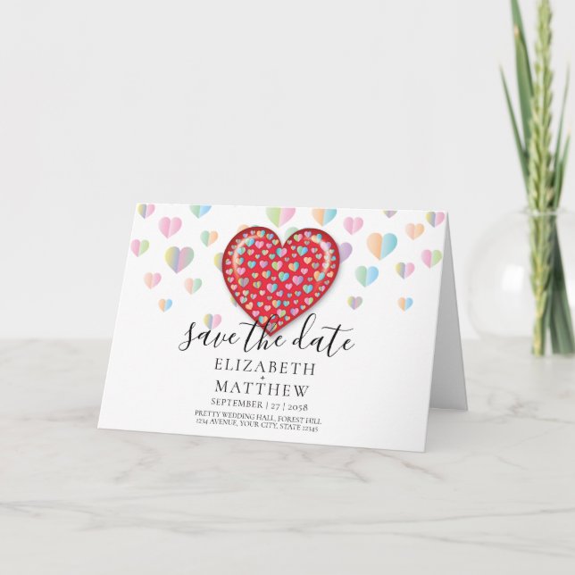 Simple Elegant Save the Date Design Invitation (Front)