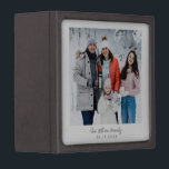 Simple Elegant Script Family Photo Christmas Gift Box<br><div class="desc">Simple Elegant Script Family Photo Christmas Gift Box  . These cute Magnetic Box makes  a  great keepsake or a holiday gift for loved ones .  Personalize this cute coaster by changing the family name and the photo.   For any further customization ,  feel free to contact me at mypaperlove2021@gmail.com</div>