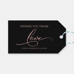 Simple Elegant Script S'more Love Favour Tags