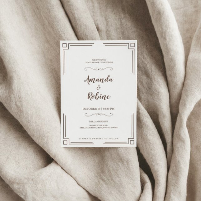 Simple Elegant Script Wedding Invitation (Creator Uploaded)