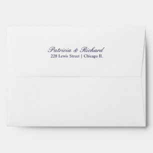 Simple Elegant Script Wedding Invitation Envelope