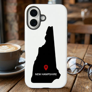 Simple Elegant State of New Hampshire iPhone 16 Case