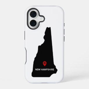 Simple Elegant State of New Hampshire  iPhone 16 Case