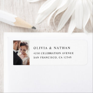 Simple Elegant Text and Photo   Black and White