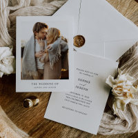 Simple Elegant Text and Photo | Wedding