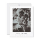 Simple Elegant Text and Photo | Wedding