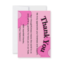 Simple Elegant Thank You Card Customizable Text