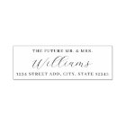 Simple Elegant The Future Mr. and Mrs. Wedding