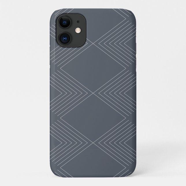 Simple, elegant, urban, chic line graphic pattern Case-Mate iPhone case (Back)