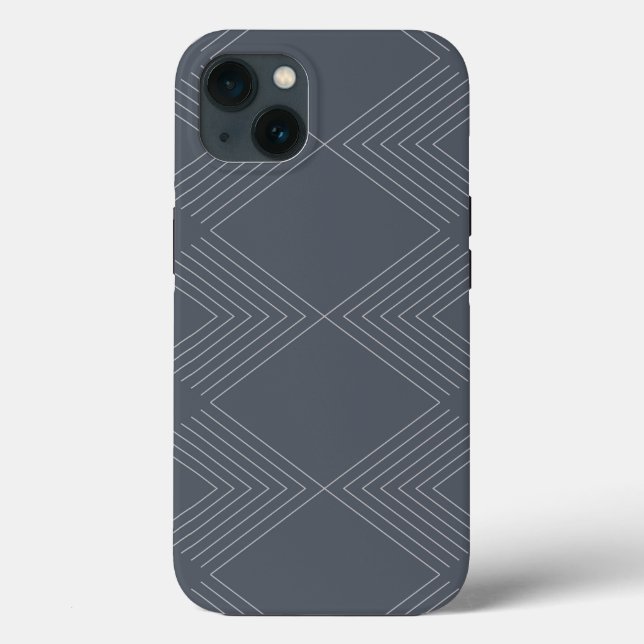 Simple, elegant, urban, chic line graphic pattern Case-Mate iPhone case (Back)