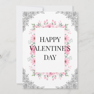 Simple Elegant Valentine’s Day Card   Minimal 