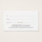 Simple Elegant White Faux Gold Beauty Gift card