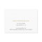 Simple Elegant White Gold Beauty Appointment Card
