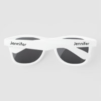 Simple Elegant White Personalized Name Custom