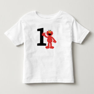 Simple Elmo 1st Birthday Toddler T-shirt