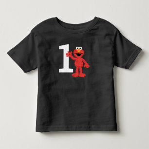 Simple Elmo 1st Birthday Toddler T-shirt