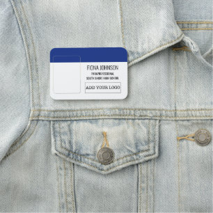 Simple Employee Logo Photo Name Tag
