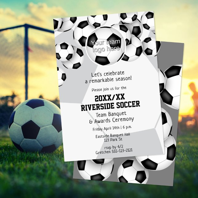 simple end of season soccer awards banquet invitation (Creator Uploaded)