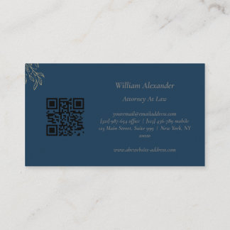 Simple et élégant avocat Carte de visite