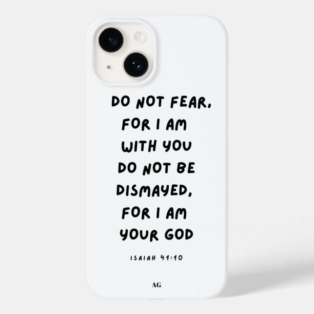 Simple et moderne Bible Verse iPhone / coque ipad (Verso)