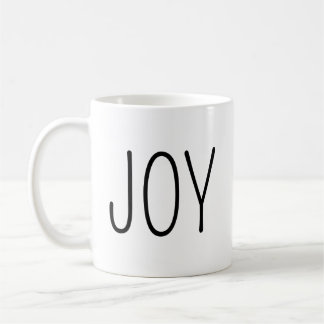 Simple et moderne Black and White Christmas Mug Jo