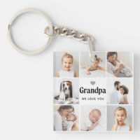 Simple et moderne | Collage photo pour grand-père