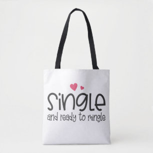 Simple et prêt à Mingle Valentine  Sac fourre-tout