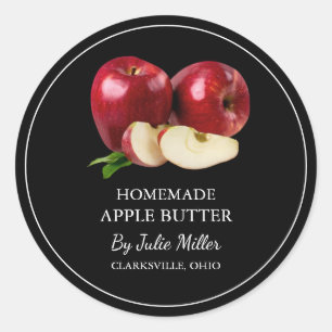 Simple Étiquette de beurre d'Apple fait maison
