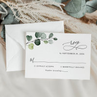 Simple Eucalyptus Leaves Greenery Wedding