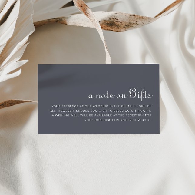 Simple Evening Boho Wedding Wishing Well  Enclosure Card (Creator Uploaded)