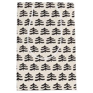 Simple Evergreen Modern Medium Gift Bag