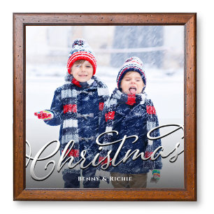 Simple Family Photo Template Christmas Print
