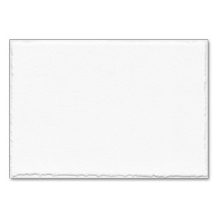 Simple Faux Deckled Edge Template Table Card